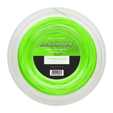 Signum Pro Tennis String X-perience (Durability+Spin) green 120m roll